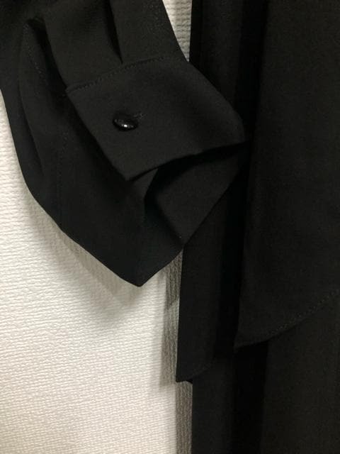 新品☆3L喪服礼服ブラックフォーマルおしゃれワンピース黒フォーマル☆u415_画像4