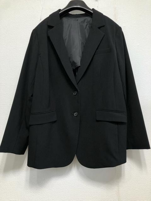 新品☆4L♪黒スーツ3点セット♪パンツ・スカート フォーマル・リクルート☆w398