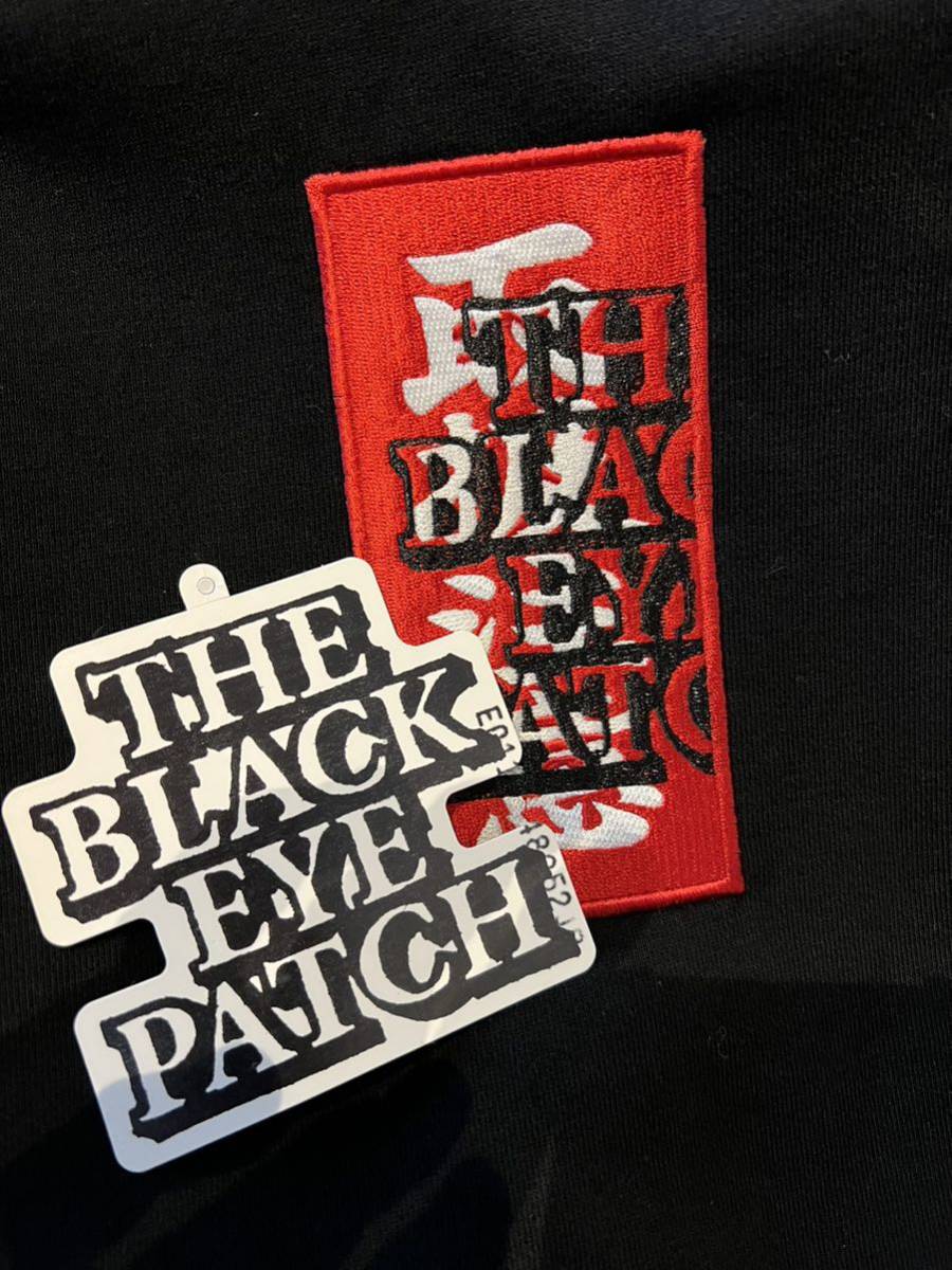 BLACK EYE PATCH LHP限定 取扱注意パーカー ブラックアイパッチ BLACK EYE PATCH LHP限定 取扱注意パーカー ブラックアイパッチ