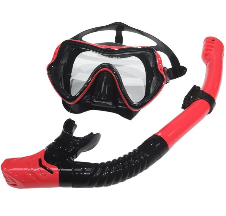 新入荷 軽器材 マスク ダイビングマスク　シュノーケル　潜水メガネ　水面下呼吸パイプ　お色選択可_画像4
