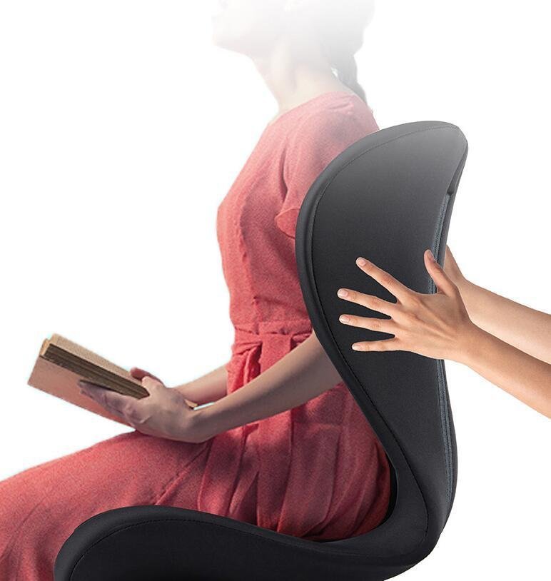 新入荷ブラック-骨盤サポート ボディメイクシート チェア 座椅子 クッション 腰枕 姿勢矯正 チェア 腰痛対策 姿勢ケア プレゼント_画像4