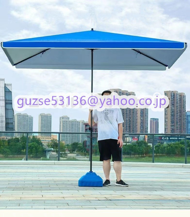  practical use garden parasol beach fishing parasol outdoor camp veranda 3m*3m folding sunshade 