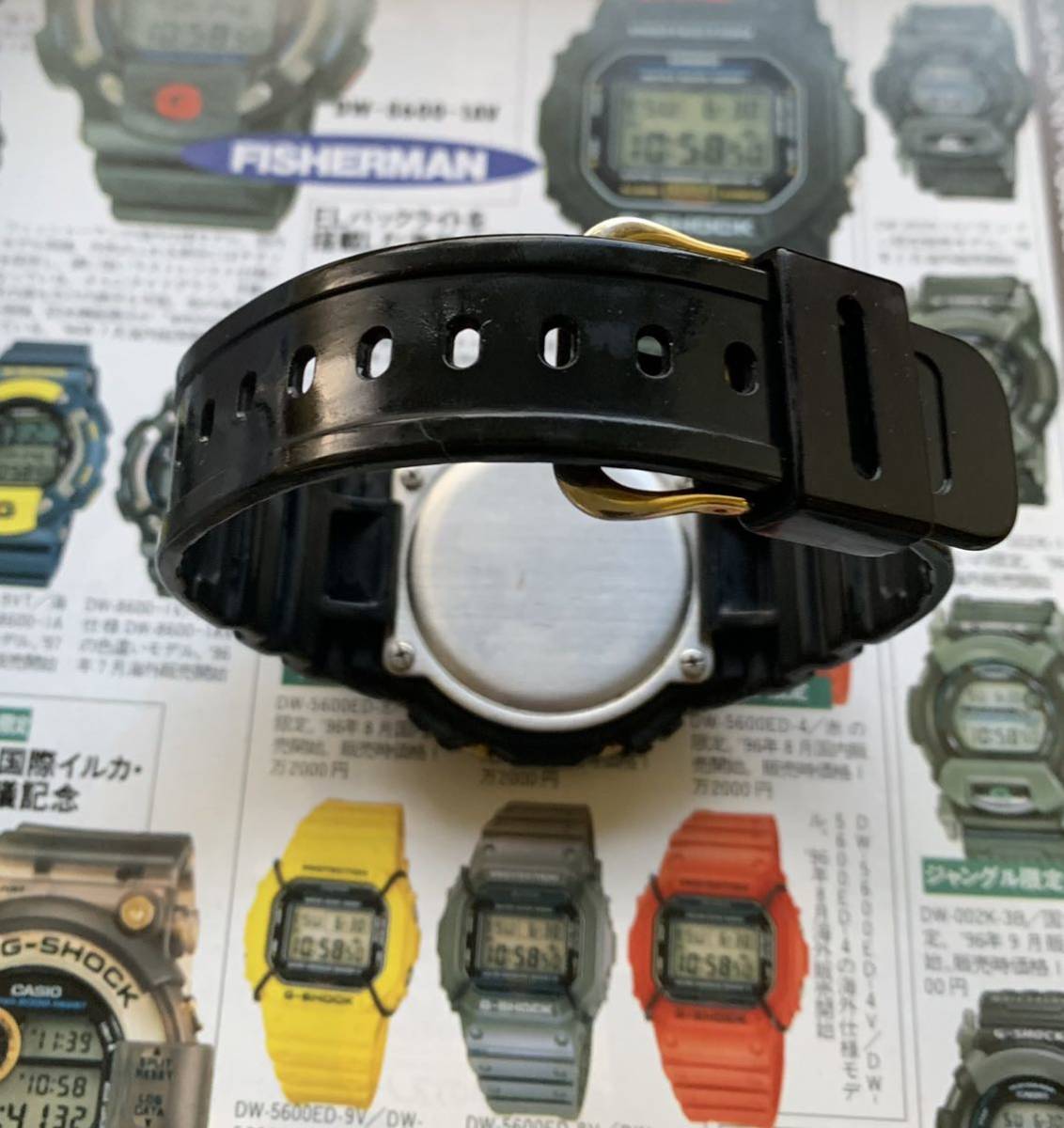 CASIO G-SHOCK DW-5600EG-9V 1545 ゴールド スピード 海外モデル_画像3