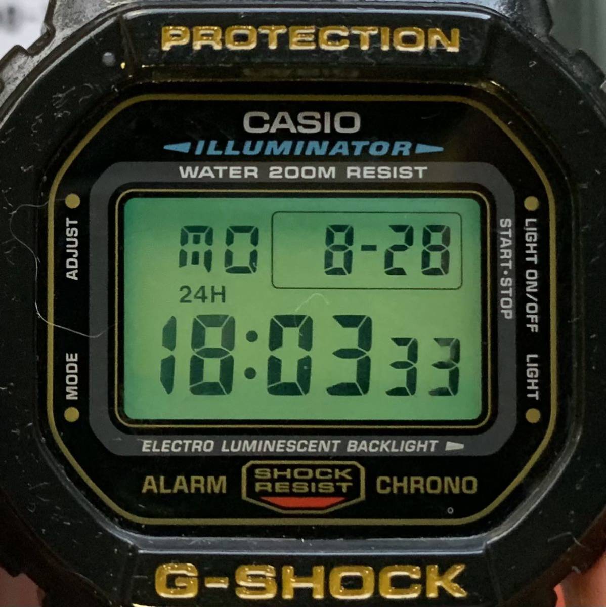 CASIO G-SHOCK DW-5600EG-9V 1545 ゴールド スピード 海外モデル_画像4