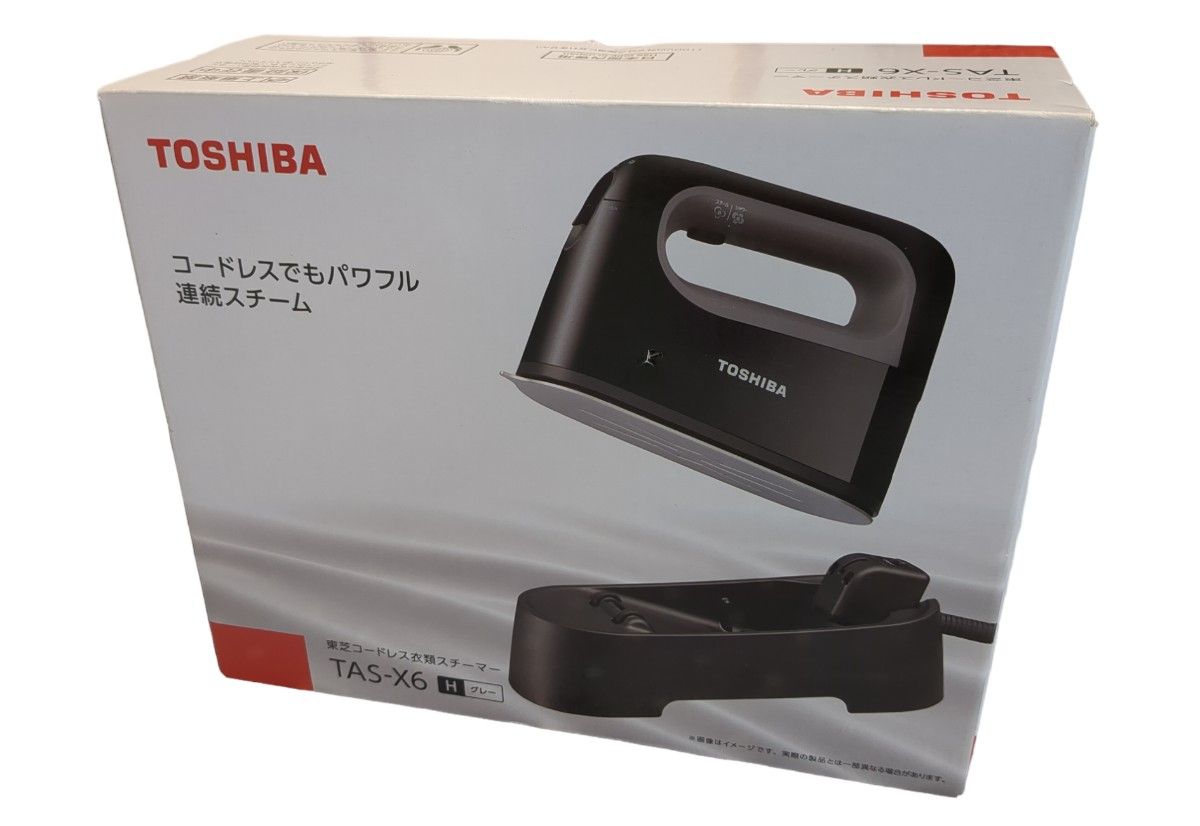 新品未使用 TOSHIBA 東芝　TAS-X6-H　グレー　スチームアイロン Yahoo!フリマ（旧）