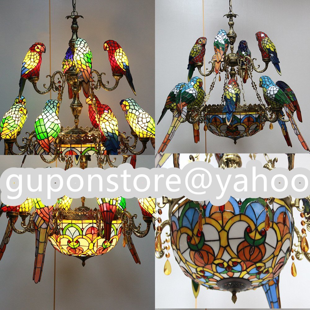 極上品 芸術品 ペンダントライト ステンドランプ ステンドグラス 極上品 芸術品 ペンダントライト ステンドランプ ステンドグラス