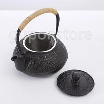 強くお勧め★鉄器 老鉄瓶★新品 茶道具 対応 鉄やかん 鉄分補給 未塗装鉄器 900ml_画像3