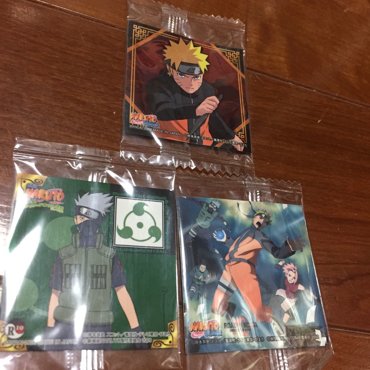 新品未開封 NARUTOナルト疾風伝 一楽ラーメン ナルトコレクションシール カカシ サクラ_画像1