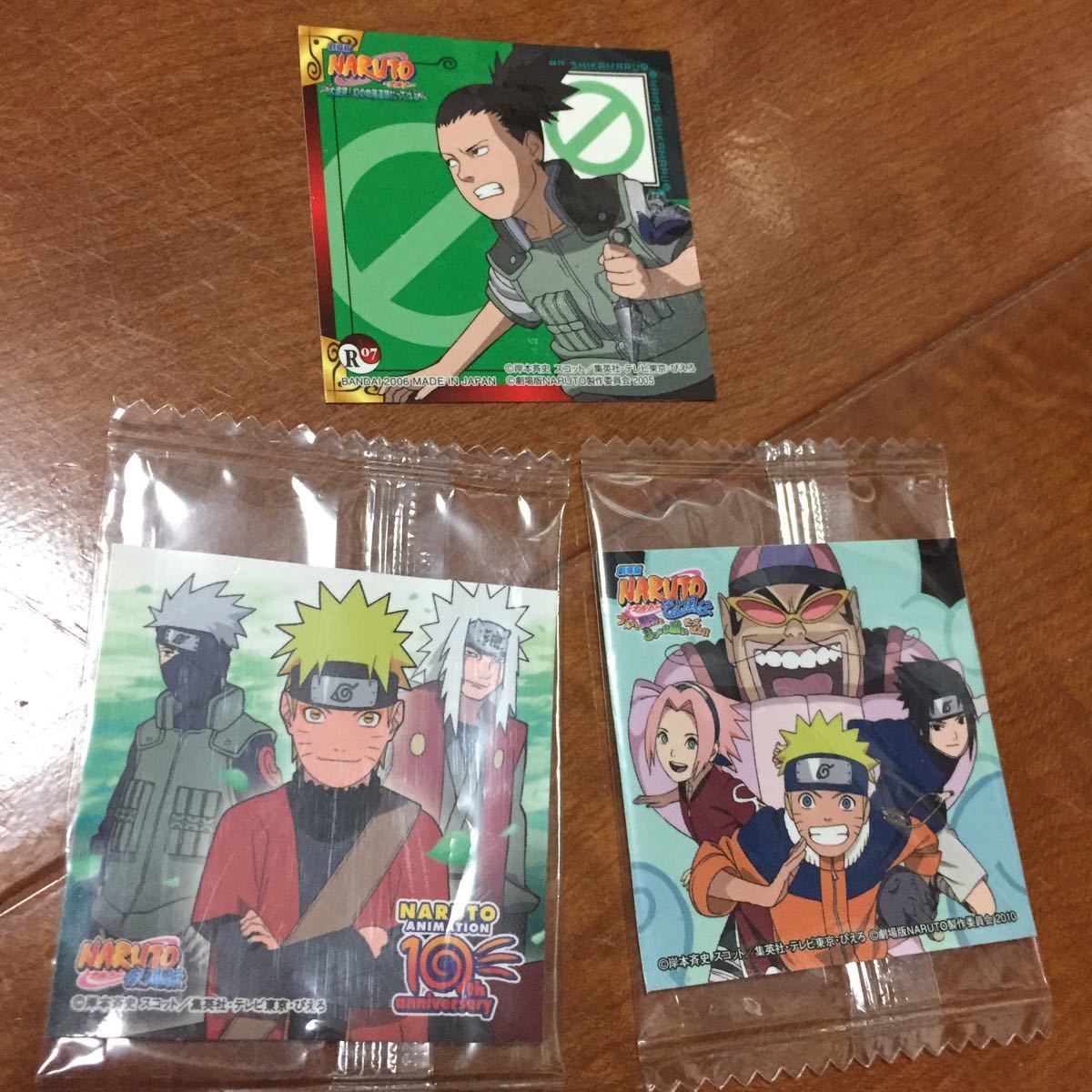 新品 NARUTOナルト疾風伝 一楽ラーメン ナルトコレクションシール シカマル サクラ サスケ_画像1