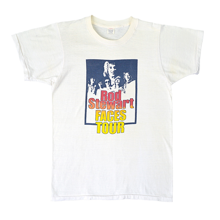70'S ROD STEWART & FACES ロッドスチュワート＆フェイセズ TOUR ヴィンテージTシャツ 【M】 *AA1