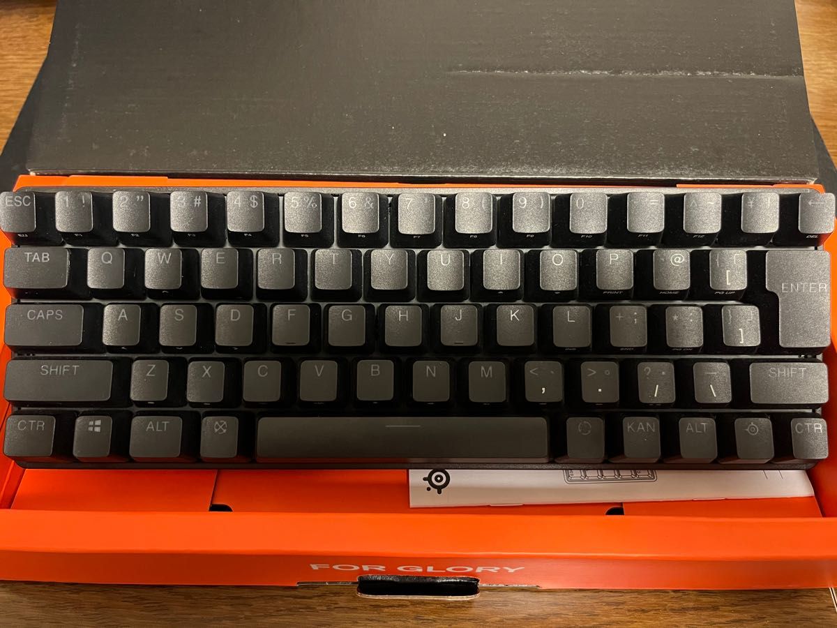 SteelSeries ゲーミングキーボード ミニサイズ Apex Pro Mini JP 有線 日本語配列 64825 ブラック