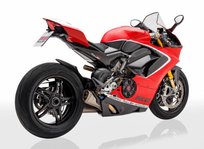 FULLSIXカーボン ／ DUCATI Panigale V4／パニガーレ V4 カーボンアンダーカウル（AKRAPOVICエキゾースト用）_画像3