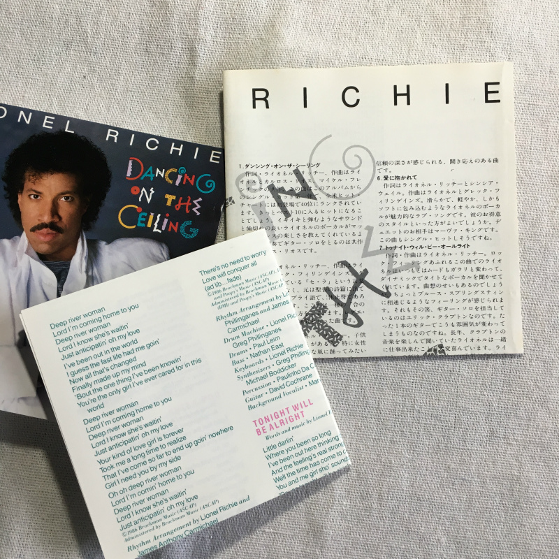 LIONEL RICHIE「DANCING ON THE CEILING」＊全世界で500万枚超のセールスを記録したLIONEL RICHIEのソロ3作目　＊「SAY YOU,SAY ME」収録_画像4