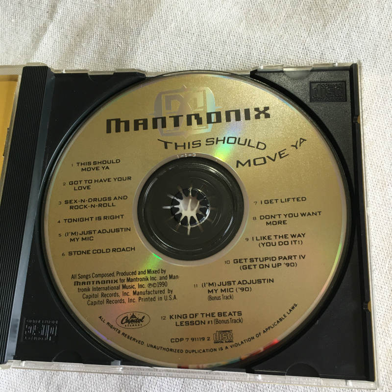 Mantronix「THIS SHOULD MOVE YA」＊1990年リリース・4thアルバム　＊ヒット曲「GOT TO HAVE YOUR LOVE」「STONE COLD MOVE YA」他、収録_画像4