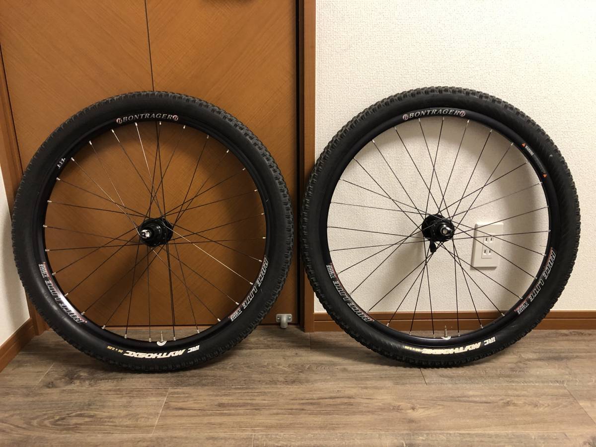 26インチ 前後ホイールセット BONTRAGER ボントレガー ホイール 前後 セット おまけタイヤ付き_画像1