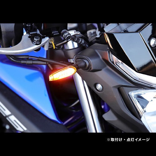 キジマ KIJIMA YZF-R25 / MT25 / YZF-R3 / MT03 2015Y-用 ウインカーランプSET シーケンシャルTRウインカー LED 219-5192_画像2