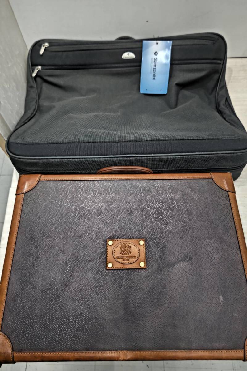 送料無料S73457 旅行バッグ2点セット　アタッシュケース　トランクケース　Samsoniteサムソナイト　スーツ用　ビジネスバッグ　美品 良品