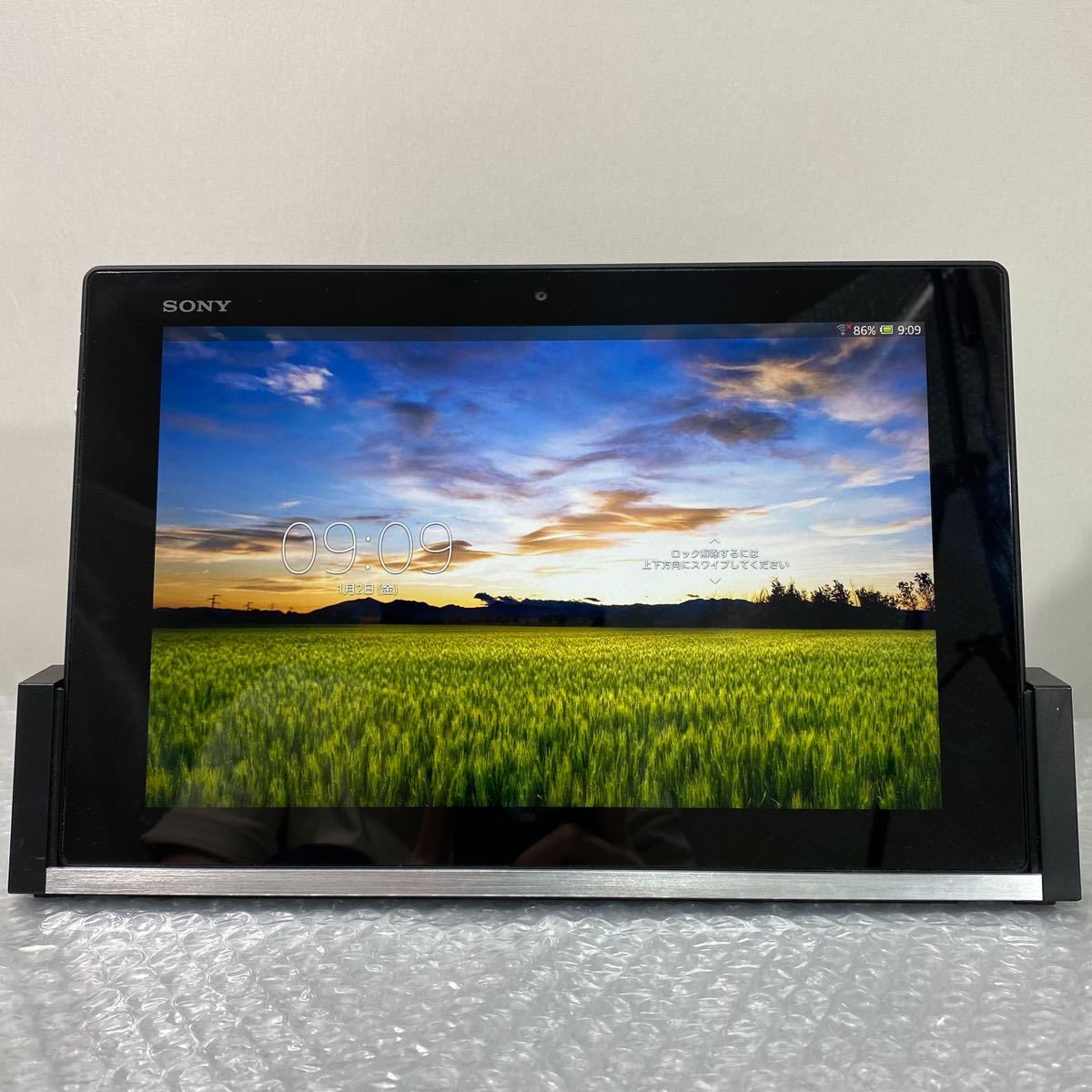 【動作品】SONY Xperia Tablet Z SGP311 MODEL:SGP311 JK/B 16GB Wi-Fi モデル 10.1インチ タブレット_画像2