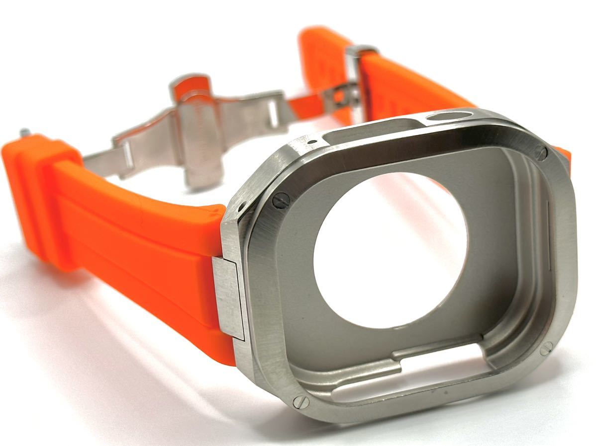 柔らかい ケース Watch Apple カバー ステンレス ラバーベルト