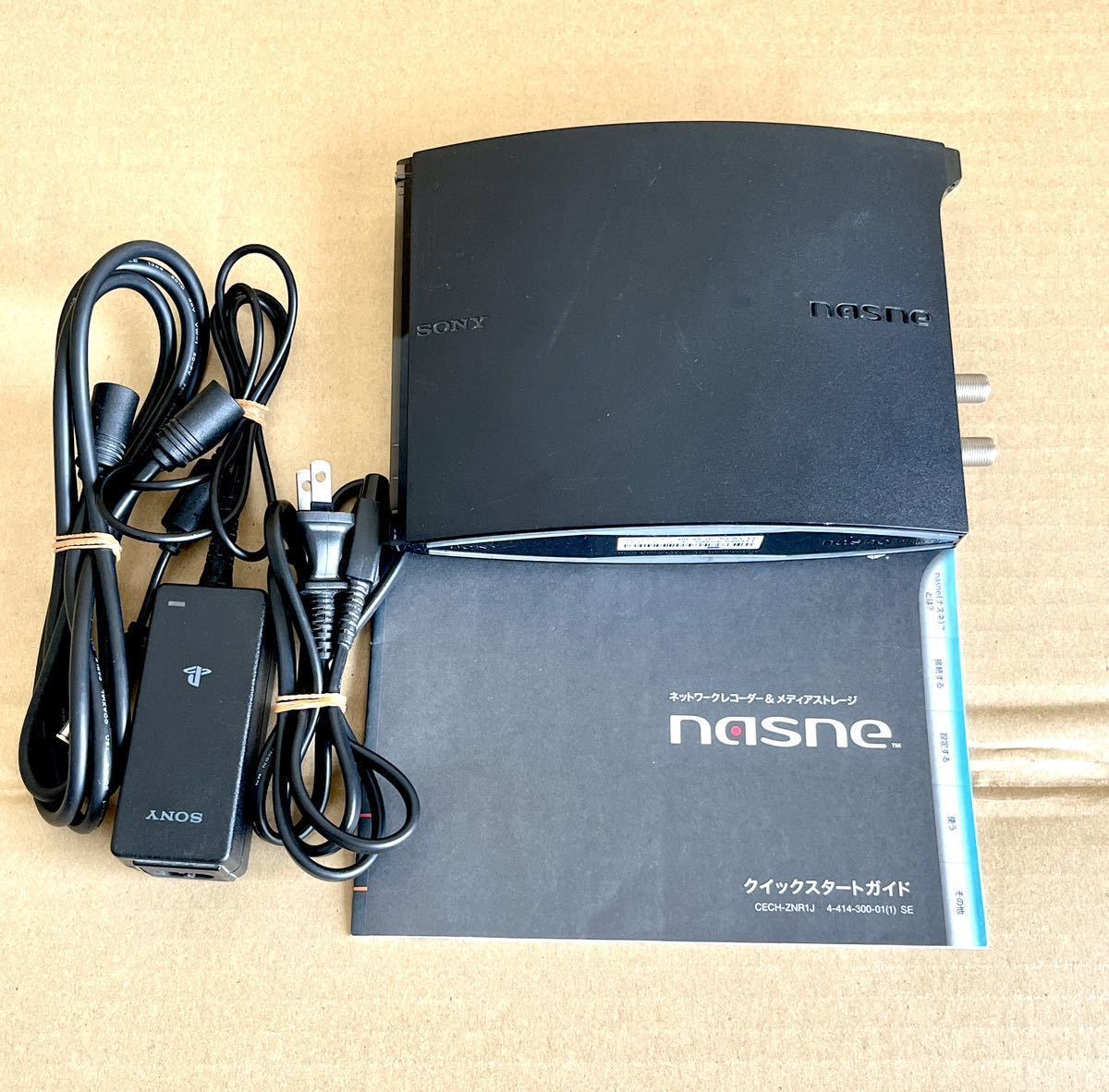 SONY nasne ナスネ CECH-ZNR1J 500GB 本体・ケーブル類のみ 中古品