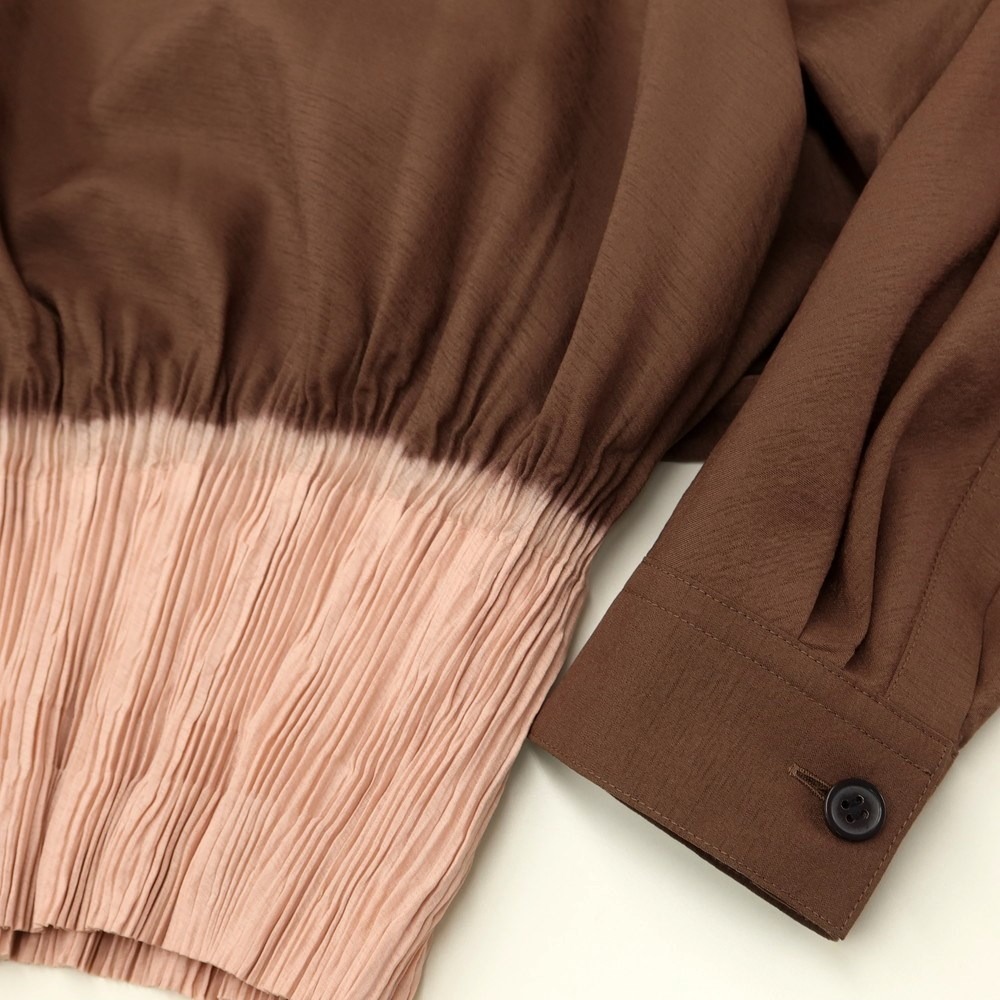優先配送 ISSEY 【中古】イッセイミヤケ MIYAKE ブラウンxピンク