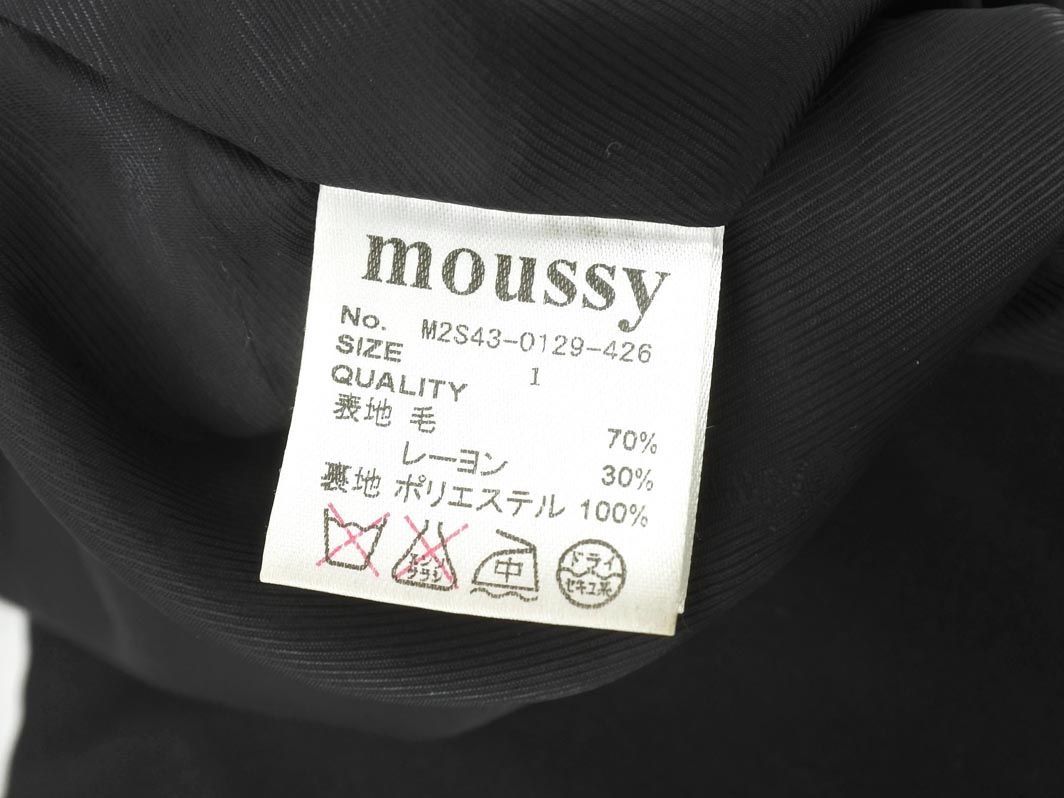 MOUSSY Moussy шерсть . пальто size1/ чёрный *# * dib3 женский 