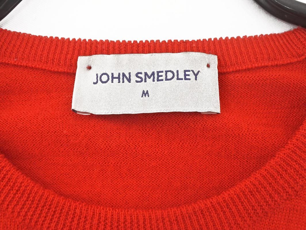 ネコポスOK JOHN SMEDLEY ジョンスメドレー ウール100% ニット セーター sizeM/赤 ◇■◎ ☆ dic1 メンズ_画像10