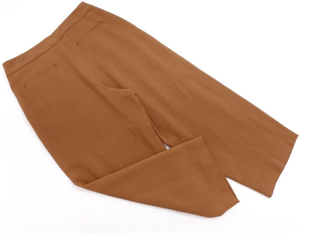  Ballsey Tomorrowland wool . cropped pants wide pants size36/ beige *# * dic6 lady's 