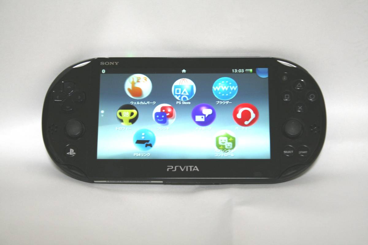 正規激安 PlayStation Vita PCH-2000 ブラック 作動品 Wi-Fiモデル PS