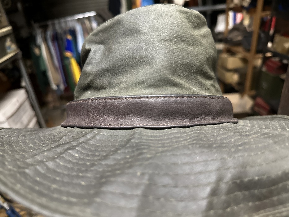 107238 「BARBOUR」バブアー D595 オイルドハット OILED HAT Mサイズ 55cm_画像10