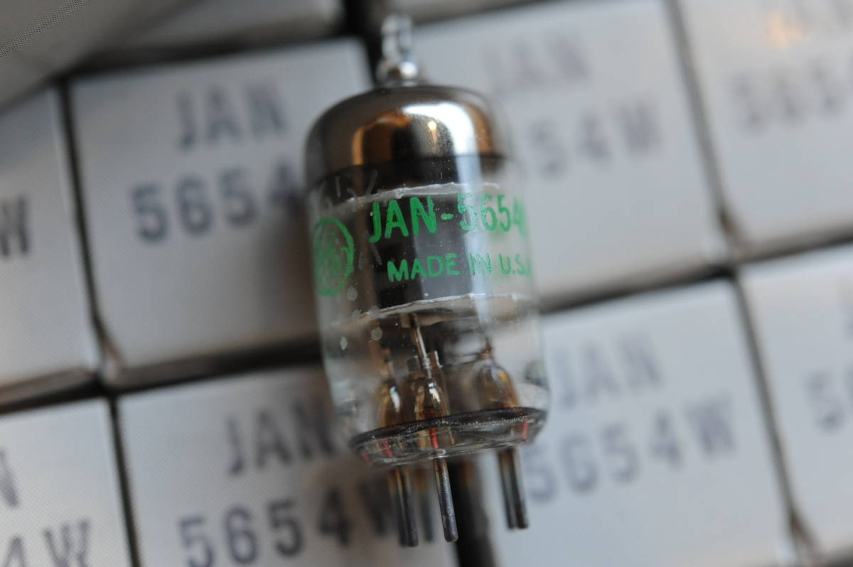 送料無料 200個まとめてセット! GE JAN-5654W (6AK5/6J1/WE403A相当管) 軍元箱 製造メーカーオリジナル大箱入り!
