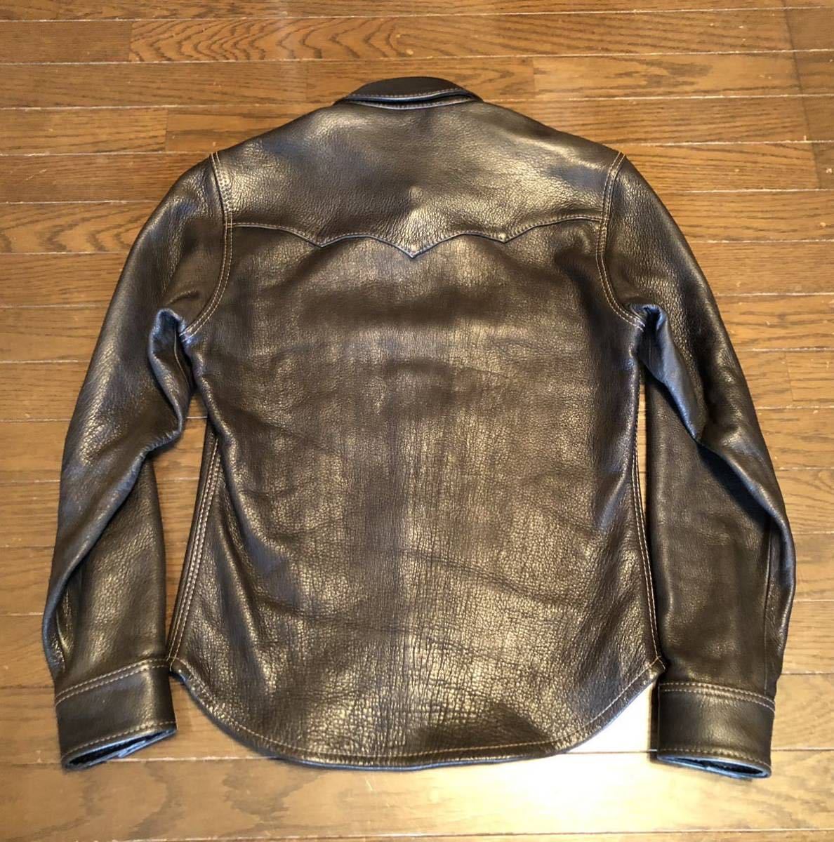 送料無料 美品 36 THE FLAT HEAD フラットヘッド ディアスキン 送料無料 美品 36 THE FLAT HEAD フラットヘッド ディアスキン