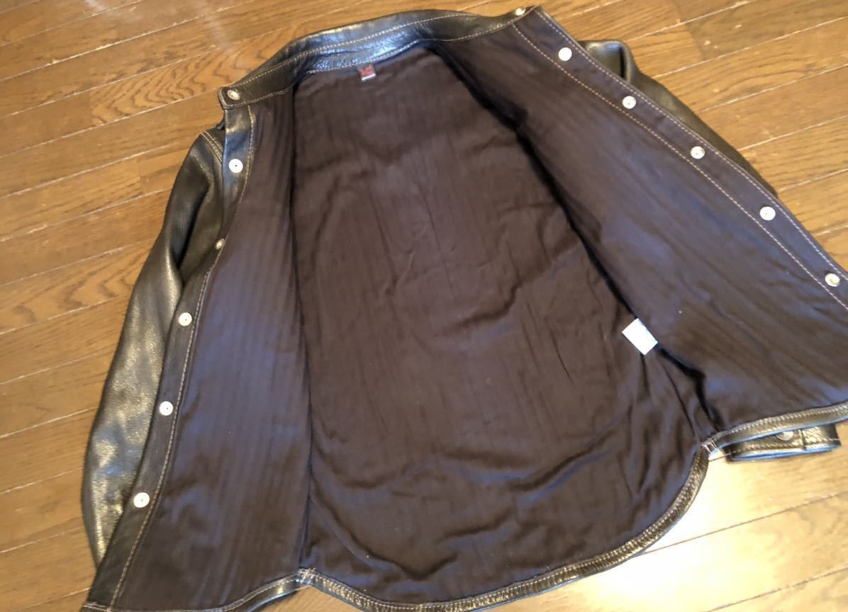送料無料 美品 36 THE FLAT HEAD フラットヘッド ディアスキン 送料無料 美品 36 THE FLAT HEAD フラットヘッド ディアスキン