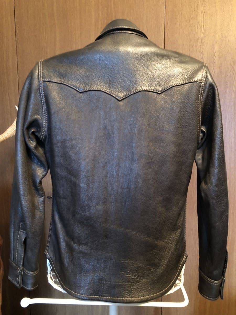 送料無料 美品 36 THE FLAT HEAD フラットヘッド ディアスキン 送料無料 美品 36 THE FLAT HEAD フラットヘッド ディアスキン