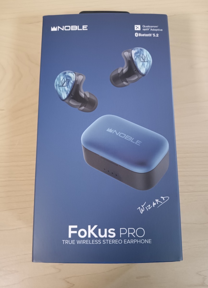 男性に人気！ noble PRO FoKus ワイヤレスイヤホン イヤホン