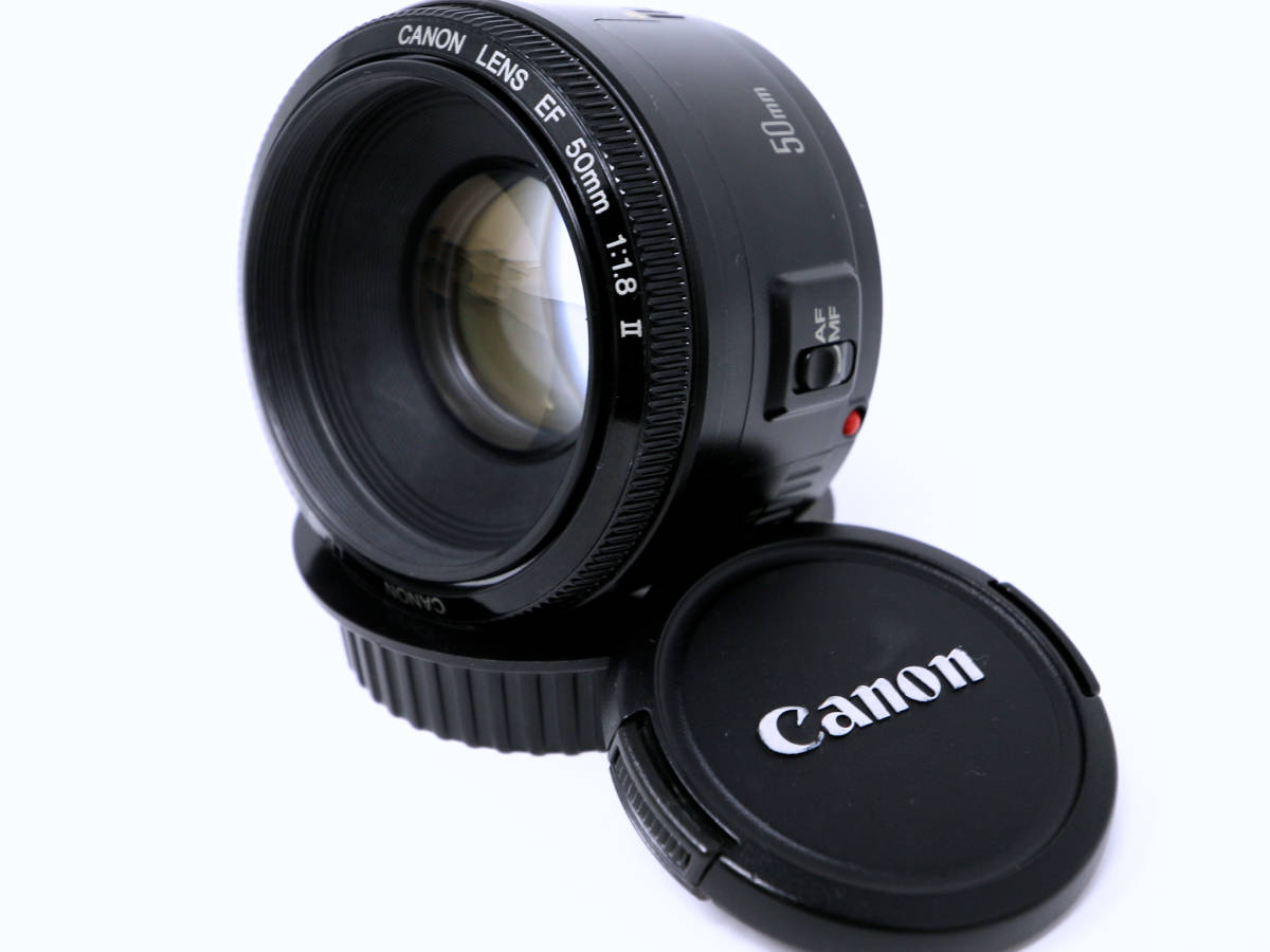 キャノン単焦点 説明書付き Canon EF50mm F1.8 ii-