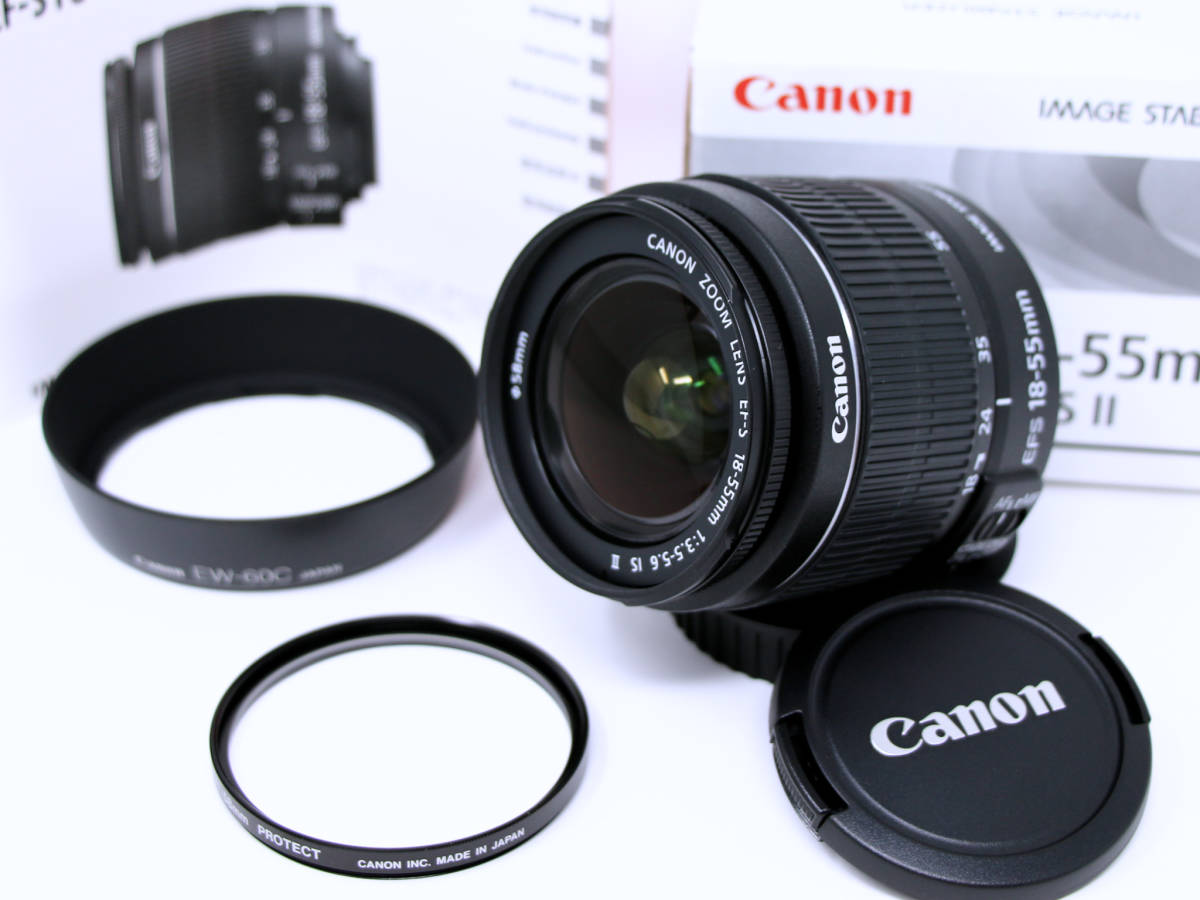 割引購入 II IS F3.5-5.6 EF-S18-55mm キャノン ☆極美品☆Canon ☆元