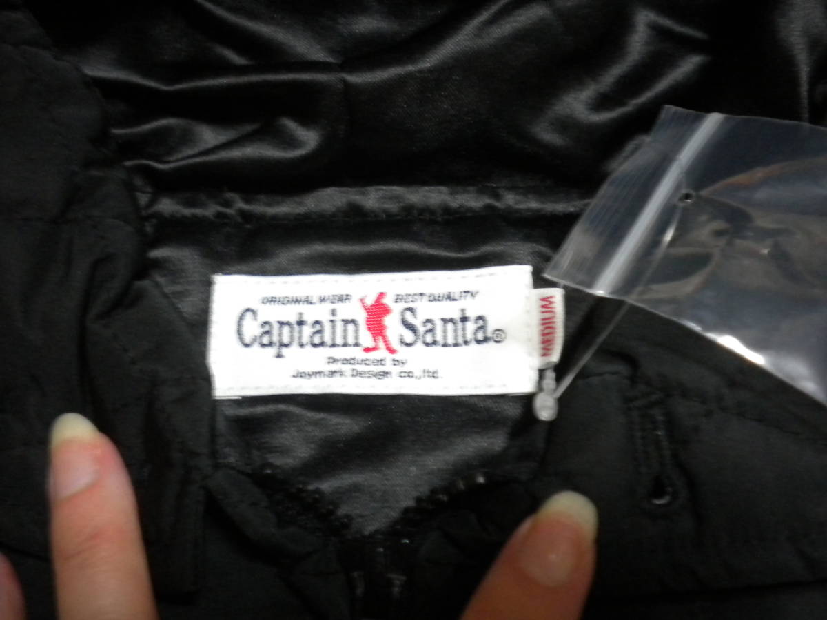  быстрое решение * новый товар Captain Santa яхта Club * с хлопком стеганое полотно. жакет чёрный M