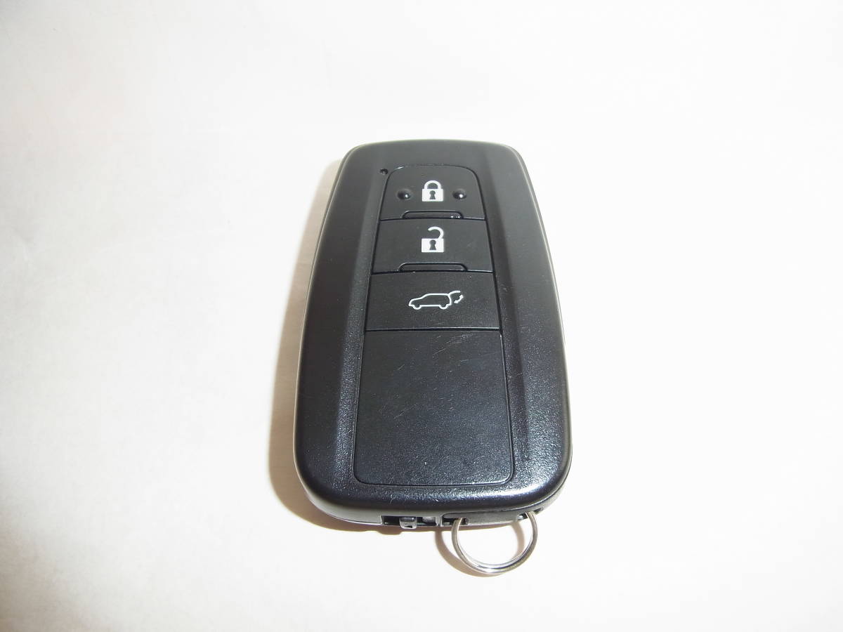 動作確認済み!!トヨタ RAV4 純正品 3ボタン 黒 スマートキー パワーバックドア TOYOTA 231451-3450 送料140円～【IRA】_画像2