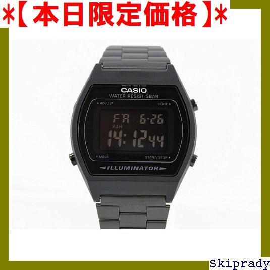 【本日限定価格】 カシオCASIO ブラック/反転液晶 STANDARD ウォ B640WB-1BJF スタンダードデジタル 26