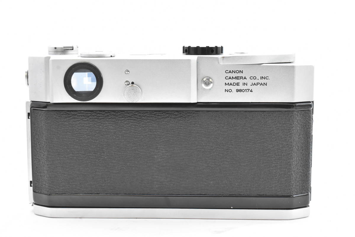 CANON キヤノン Model 7 シルバーボディ フィルムカメラ + 50mm F/1.4 レンズ (t4681)の画像3