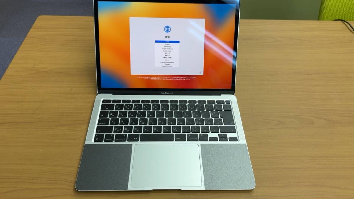 冬バーゲン☆】 □美品□ MacBook Air 充放電回数12回 MGN93J/A 256GB