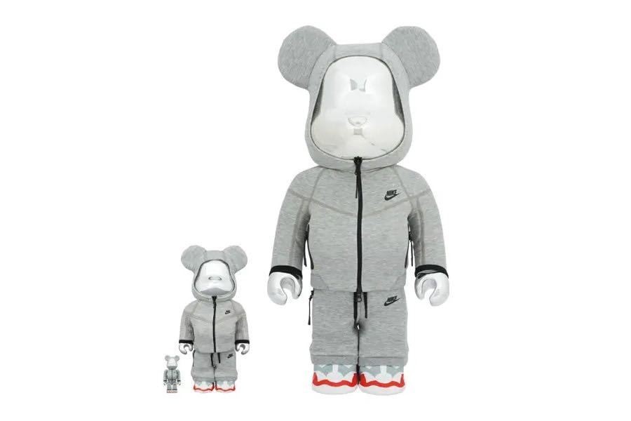 最安新品未開封品・宅急便送料無料】BE@RBRICK NIKE TECH FLEECE N98