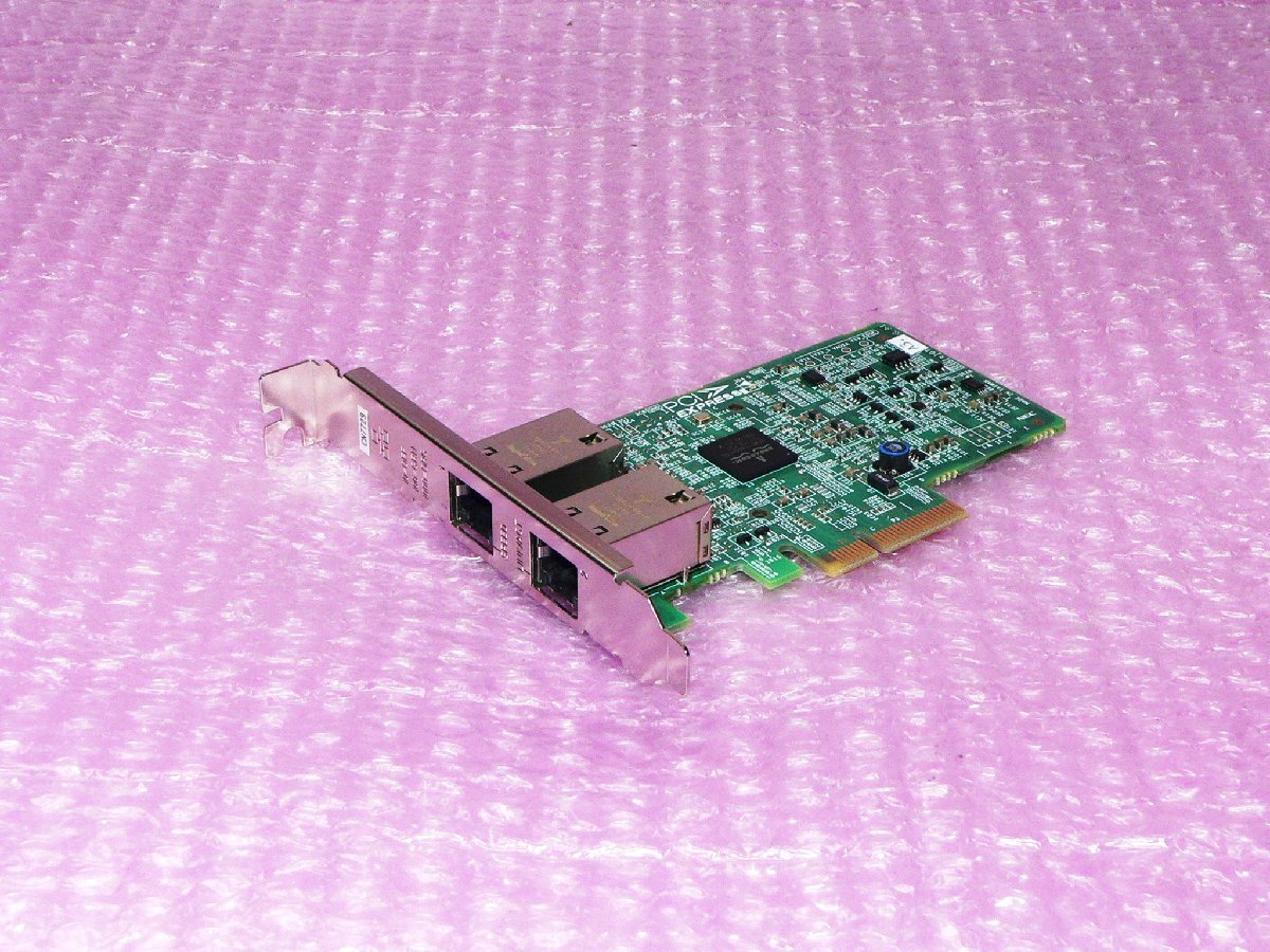 HITACHI CN7729 PCI-Express Dual Port Gigabit LAN ボード_画像2