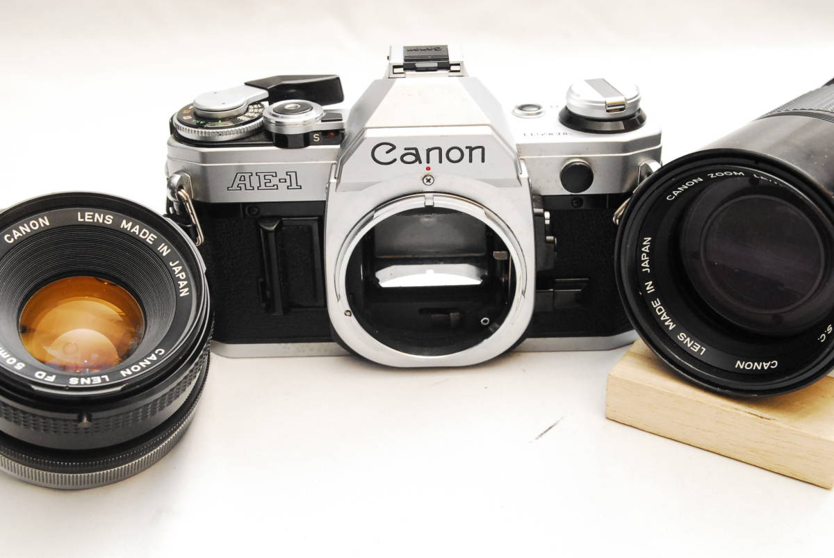 Canon AE-1 /FD 50mm 1:1.8/FD100-200 良品 0922-05_画像1