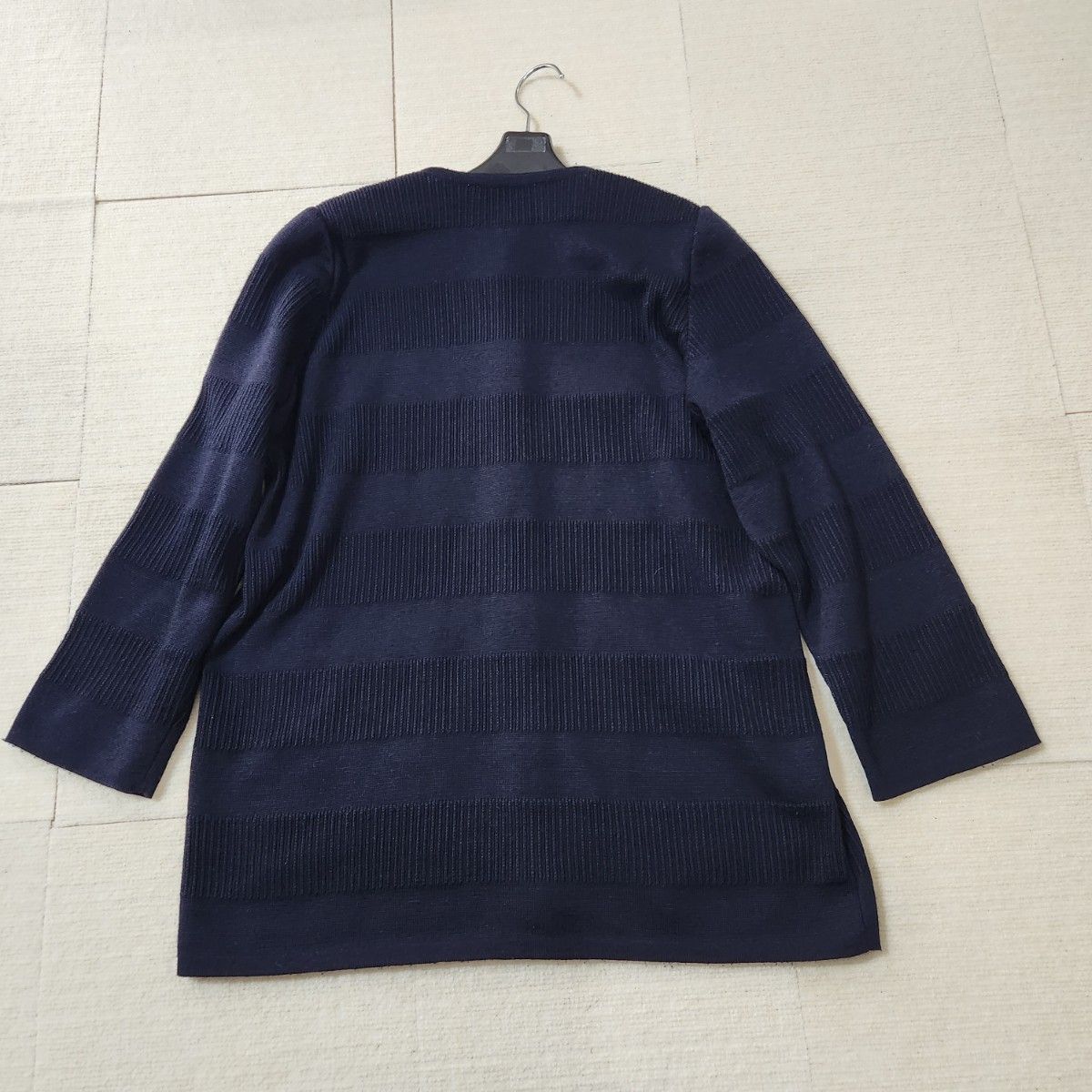 ジバンシー ノーカラージャケット カシミヤ混 ネイビー L|PayPayフリマ