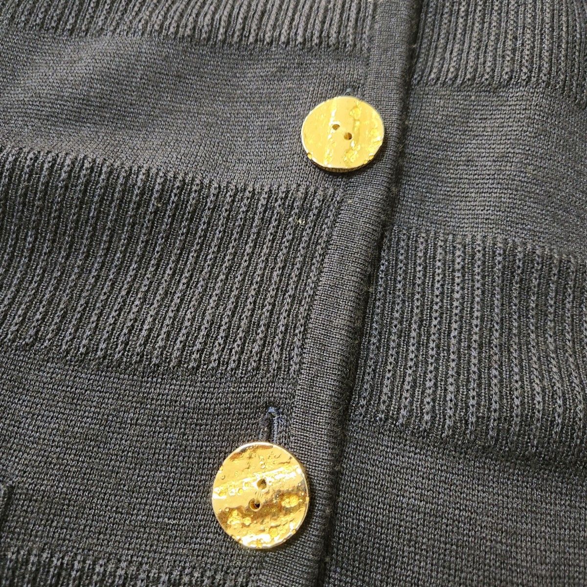 ジバンシー ノーカラージャケット カシミヤ混 ネイビー L|PayPayフリマ