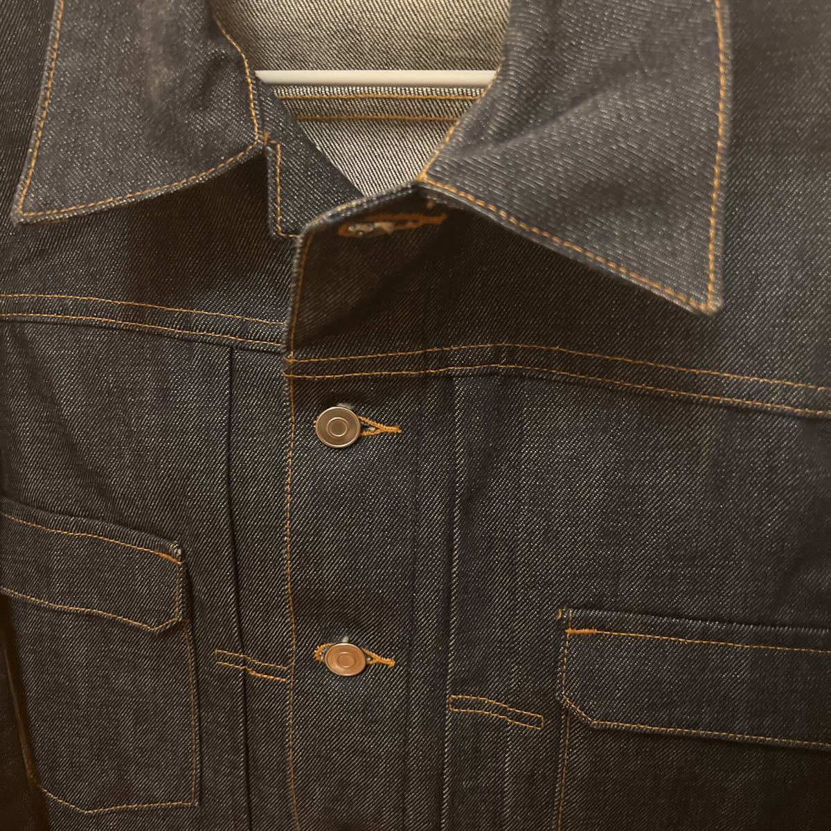 アーペーセー/A.P.C/apc/デニムジャケット/ワークジャケット/Gジャン/ジージャン/WORK JKT/XS/新品未使用/デッド/インディゴ/リジッド/S_画像4