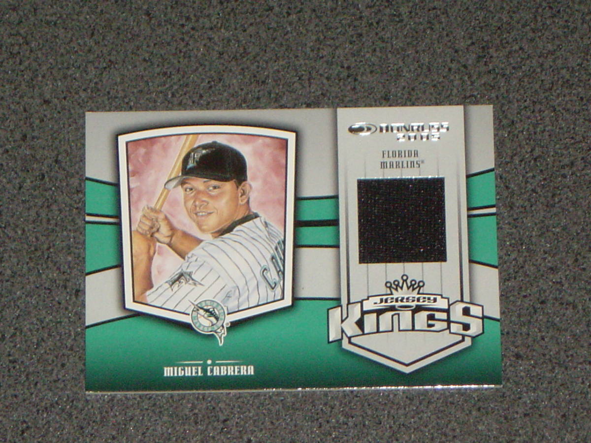 Miguel Cabrera (ミゲル・カブレラ) Donruss jersey card (ジャージーカード) 250枚限定 ④ MLBの画像1