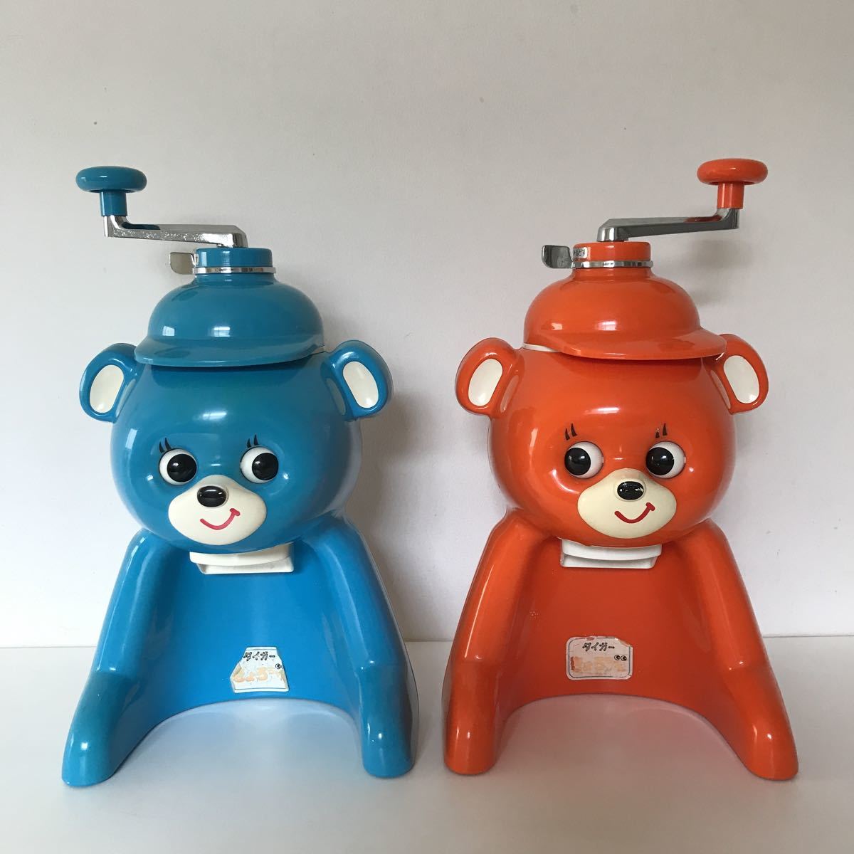 最安挑戦! オレンジ かき氷機 きょろちゃん 昭和レトロポップ 希少